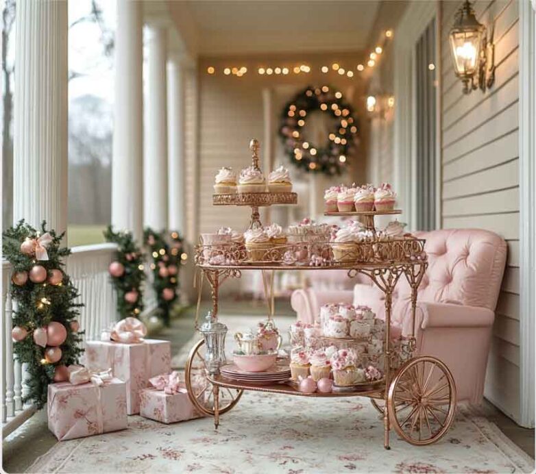 Rose Gold Christmas Decorations to Bring in Lavishness and Ellegance in
