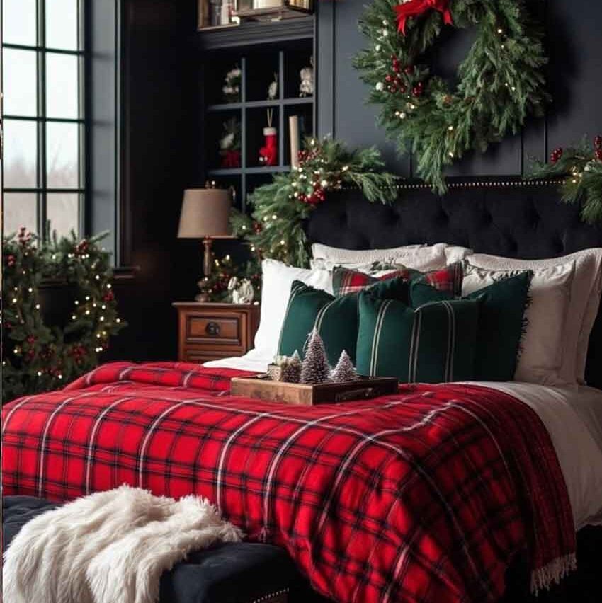 Flanel & Plaid Cabin-Chic Bedding Ideas for Winter