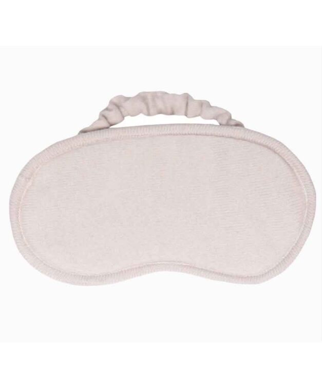 beige cashmere sleeping mask