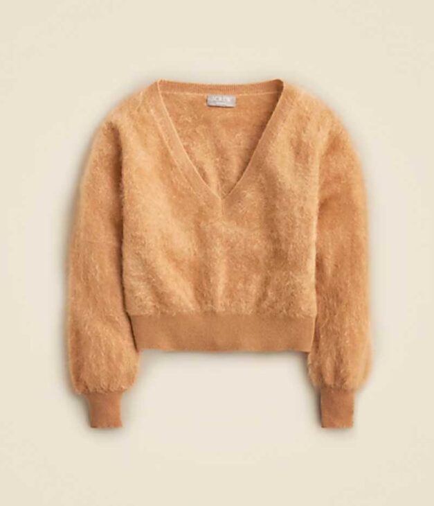 v neck cashmere sweater