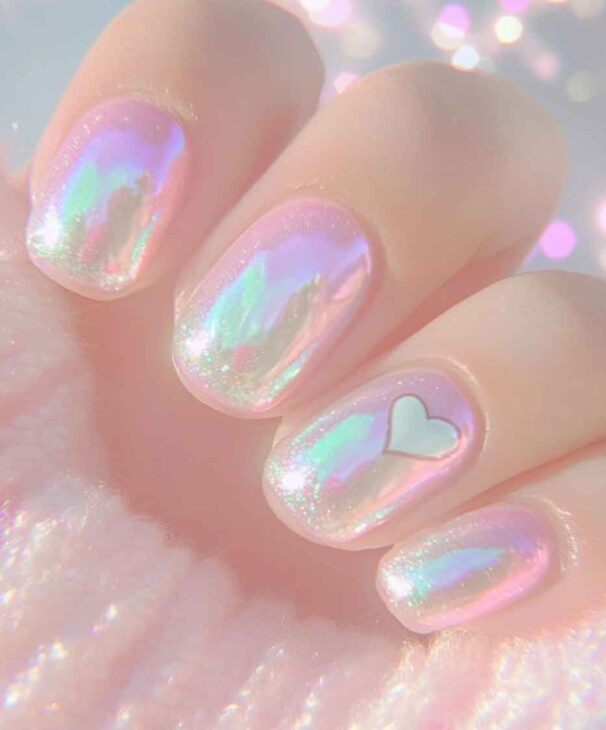 lo-fi aesthetic nails