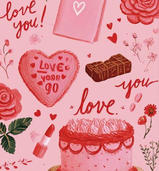 45+ Heart & Valentine’s Day Aesthetic Wallpapers for a Romantic iPhone Background