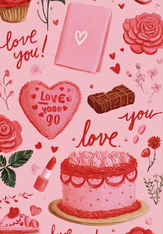 45+ Heart & Valentine’s Day Aesthetic Wallpapers for a Romantic iPhone Background