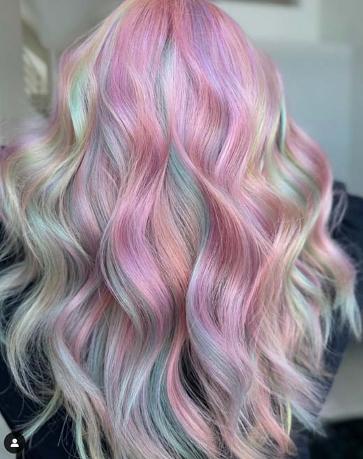 pastel witch aesthetic hair clor