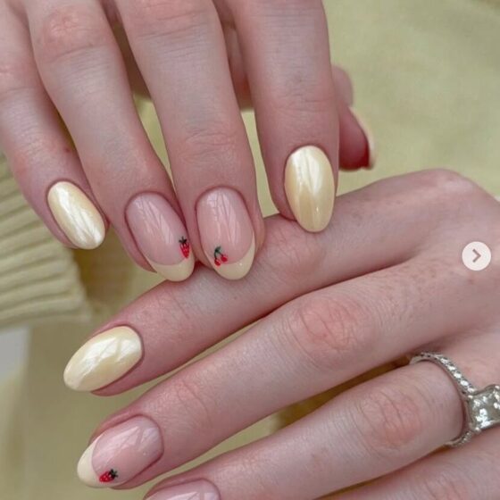 44 Butter Yellow Nails Ideas There are Trending in 2025