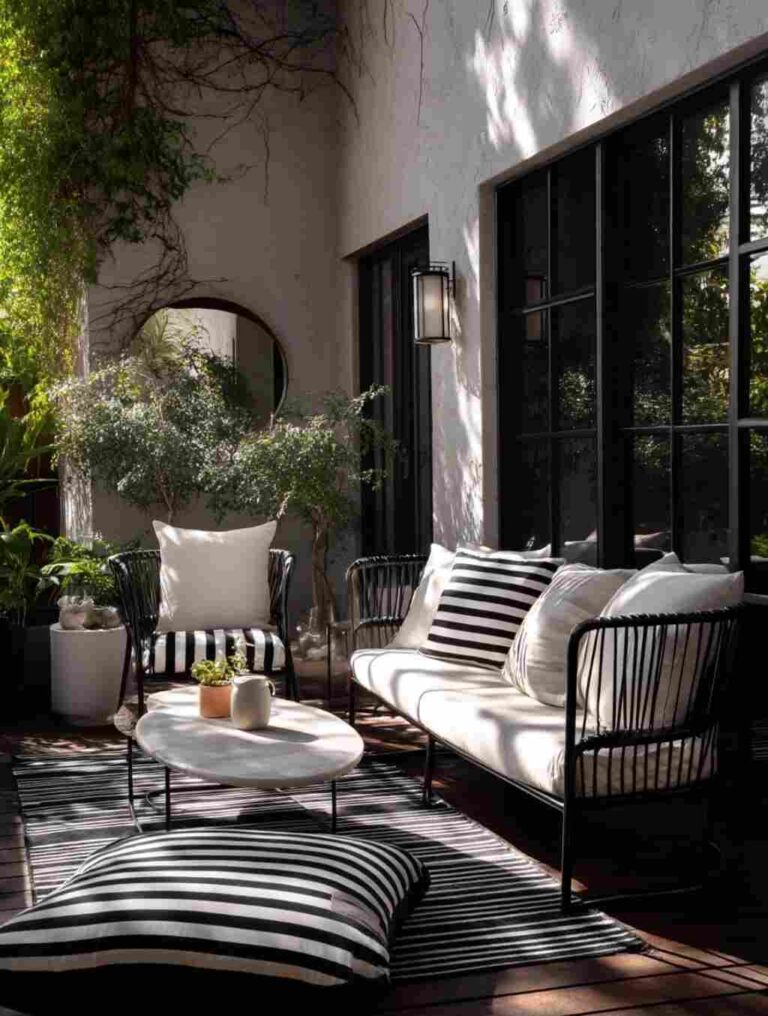 How to Style Modern Minimal Outdoor Patio (Essentials For Poolside, Balcony & Luxury + Design Ideas)