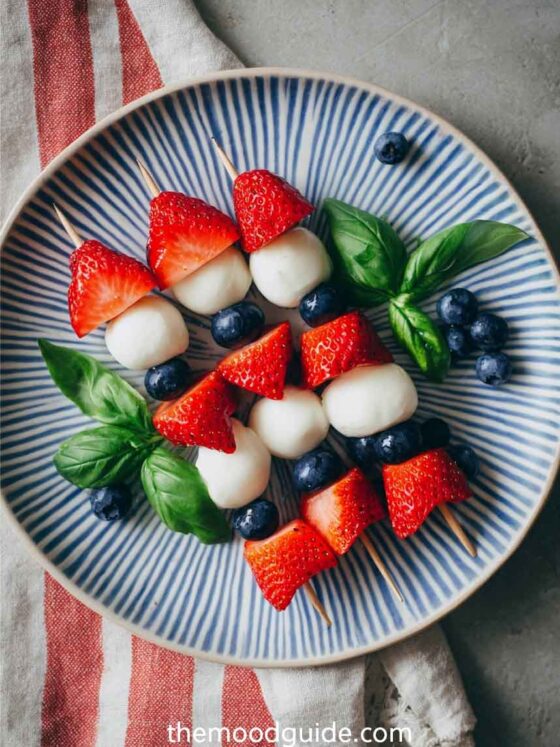 100 Aesthetic Red, White & Blue 4th of July Food & Drink Ideas