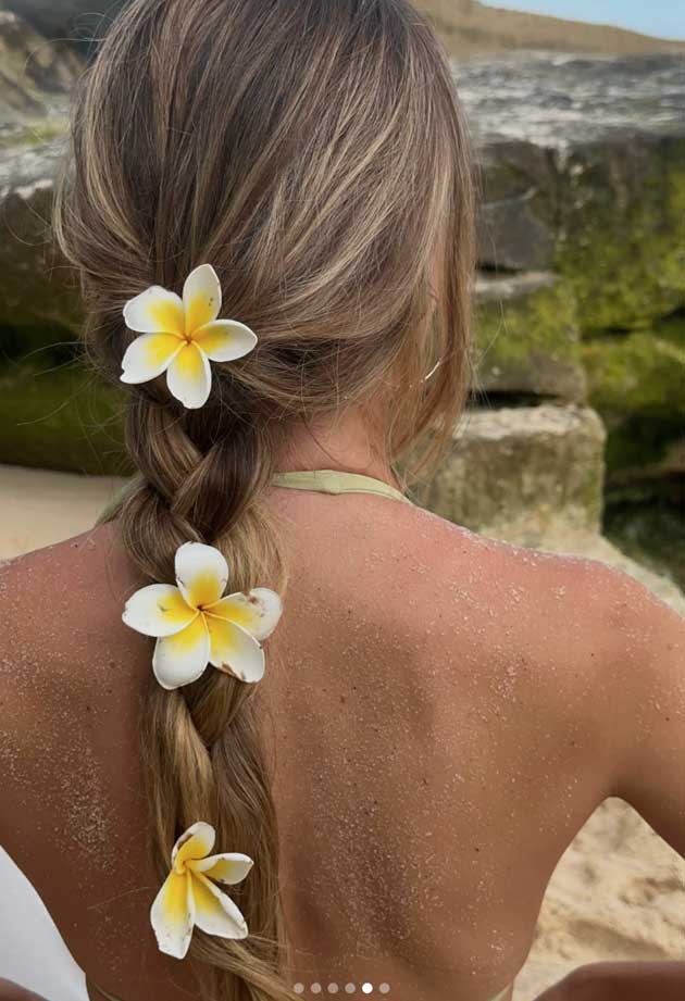 natural flowers easy summer hairstyles