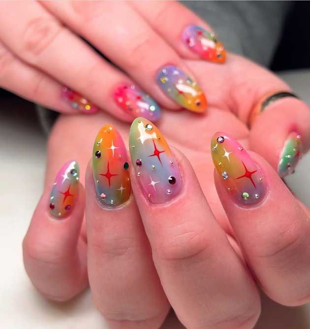 fun and funky mbre summer nails