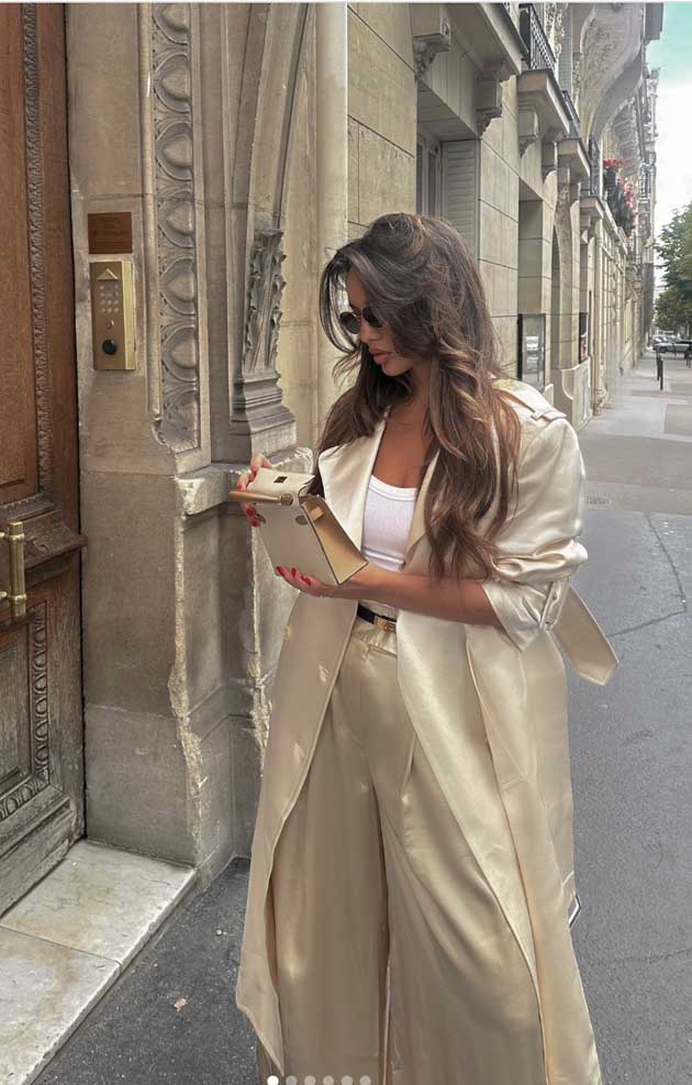 al silky aesthetic work outfit style for spring and summer