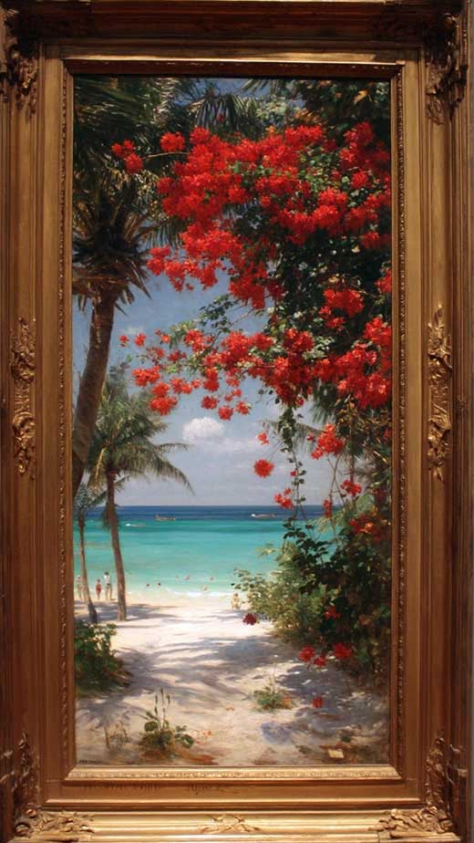 tropical beach aesthetic summer wallpaper