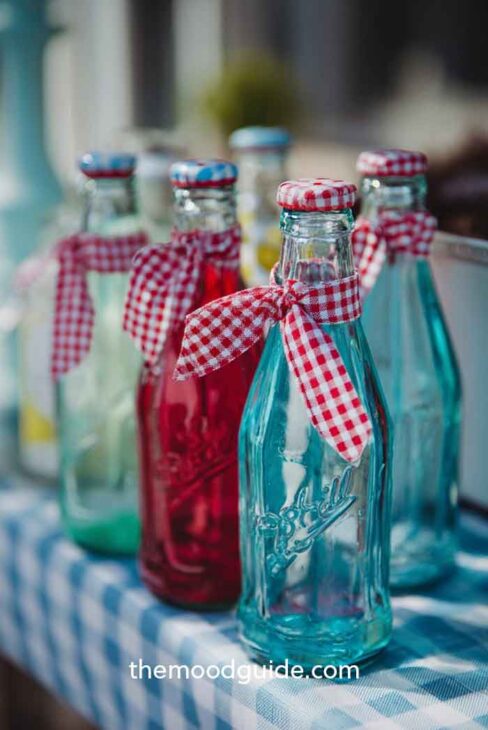 easy simple 4th of july table decoration