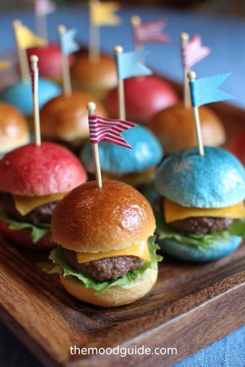 mini cheeseburgers treat for 4th of july
