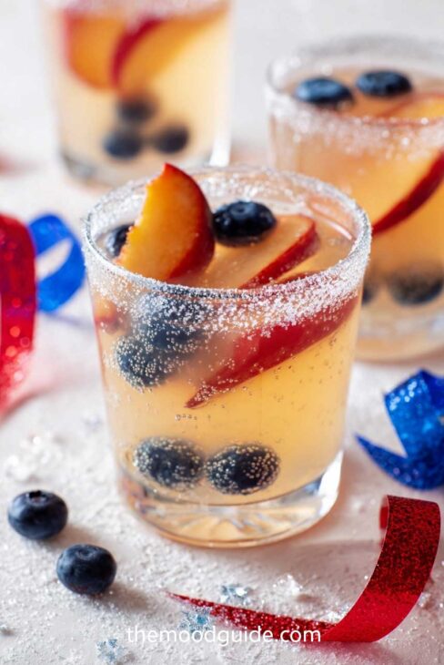 peach drink for 4th of july