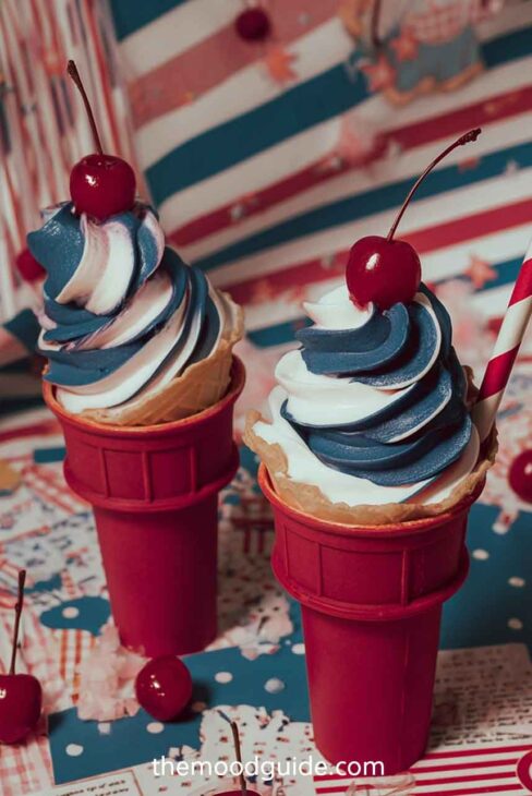fun nostalgic retro ice cream cones