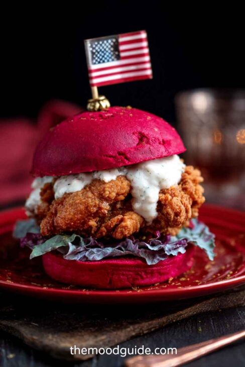 4th of july burger