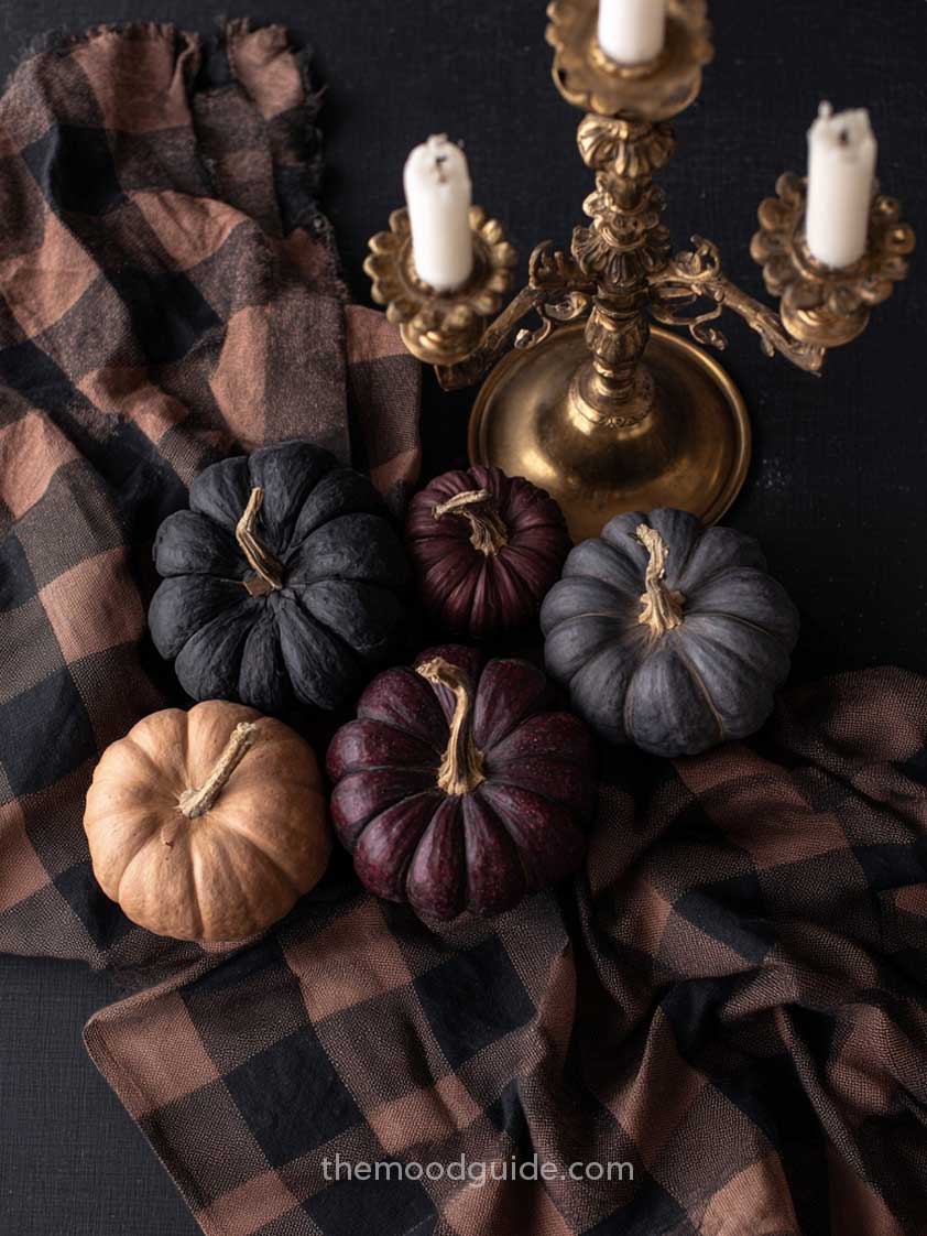 dark academia fall aesthetic color palette