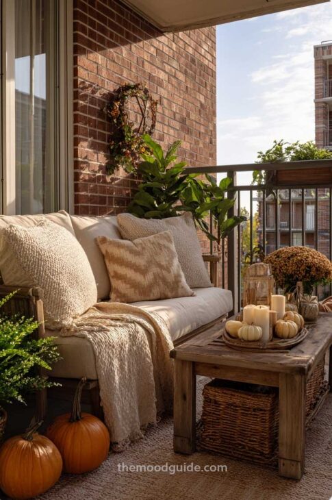 rustic balcony decor
