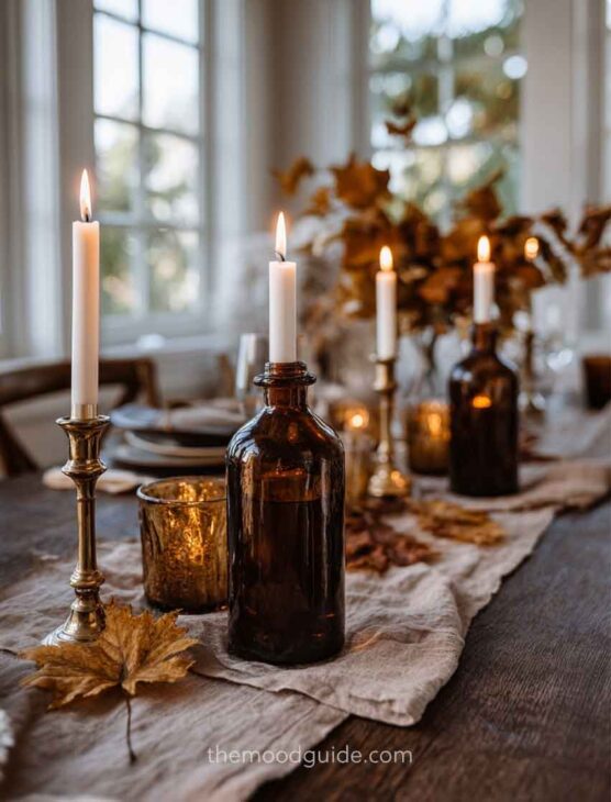 brown fall aesthetic girl home