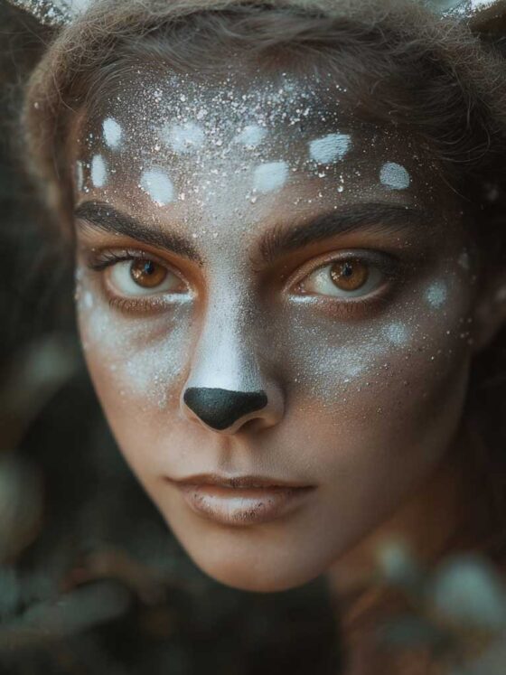 Woodland Animals Halloween Makeup Ideas