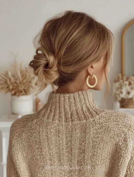 fall cozy aesthetic hair