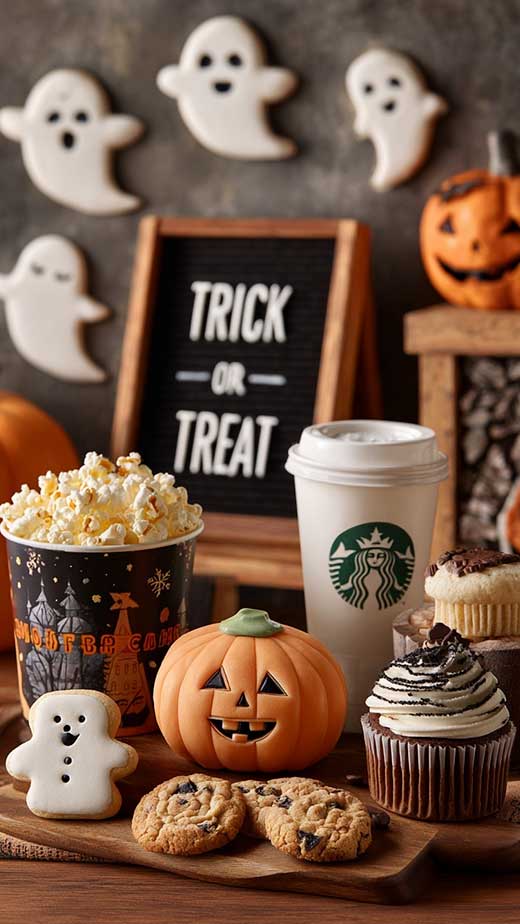 aesthetic halloween trick or treat cute picture wallpaper
