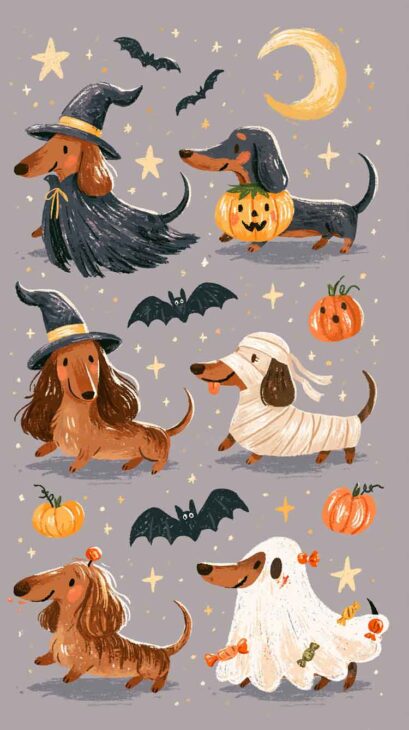 cute halloween aesthetic phone background