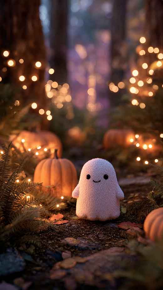cute phone halloween background