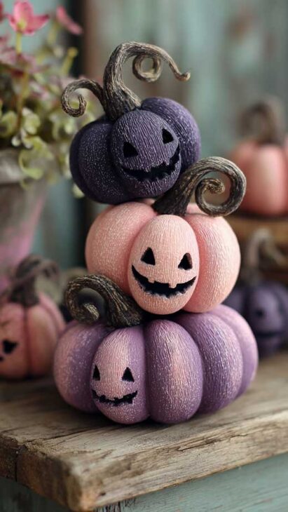 cute spooky pumpkins halloween wallpaper for phone