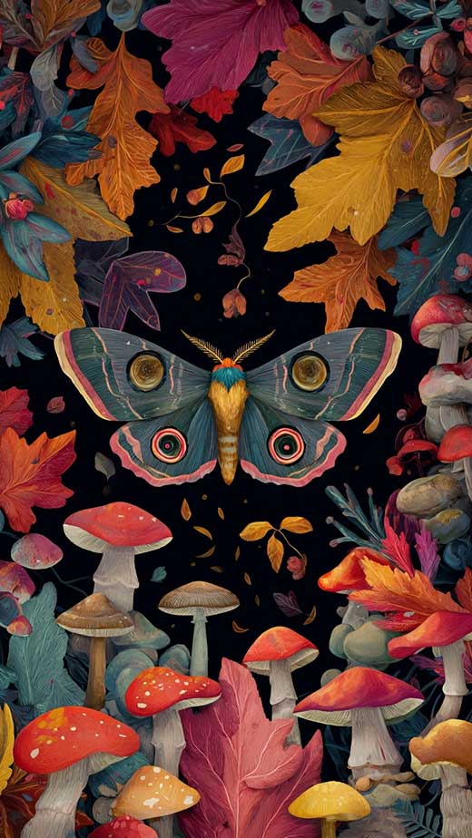 unique cottagecore autumn wallpaper