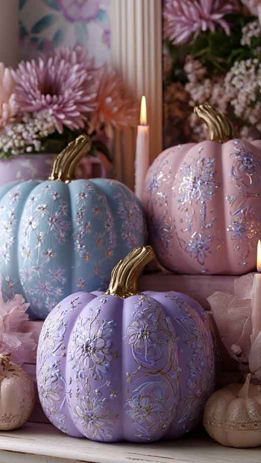 pastel pumpkin feminine background for iphone
