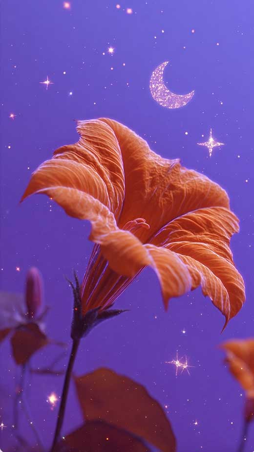 purple and orange fall wallpaper