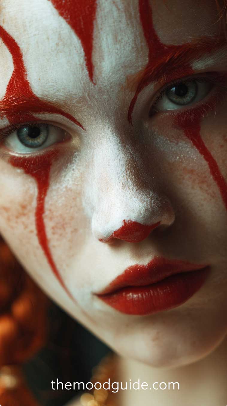 pennywise clown makeup idea