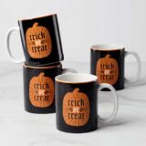 Vintro Halloween Mugs - Set of 4 trick r treat