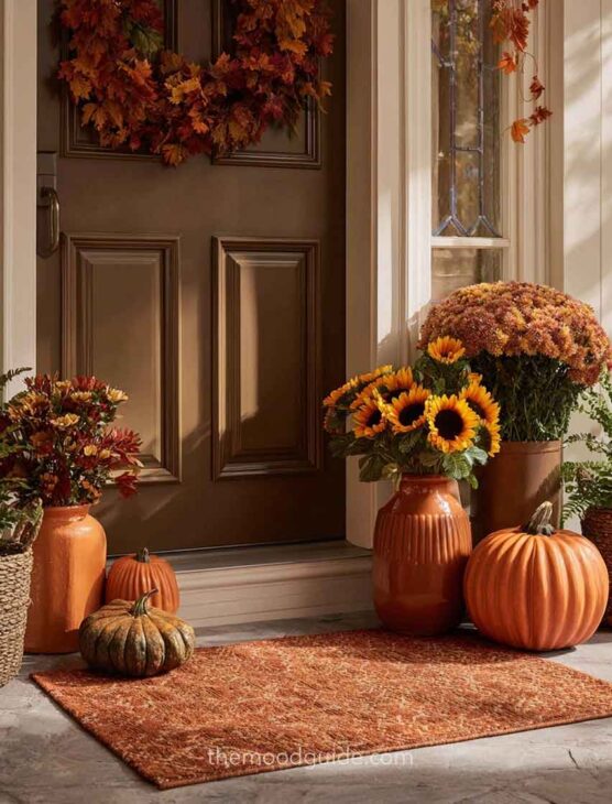 warm fall aesthetic girl home