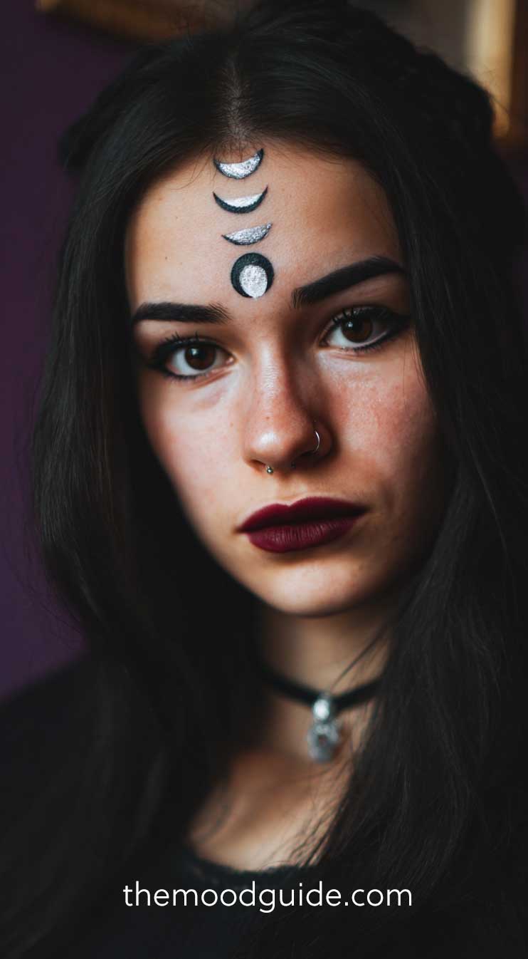 mon phases witch makeup