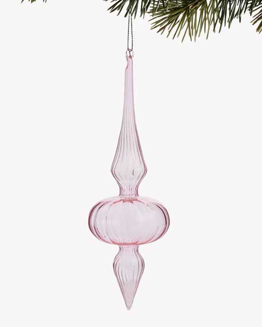 pink crystal aesthetic ornament