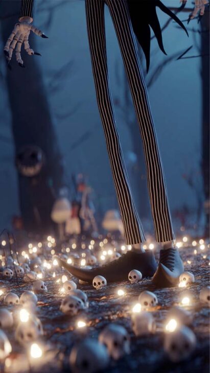 nightmare before Christmas cute jack skellington wallpaper