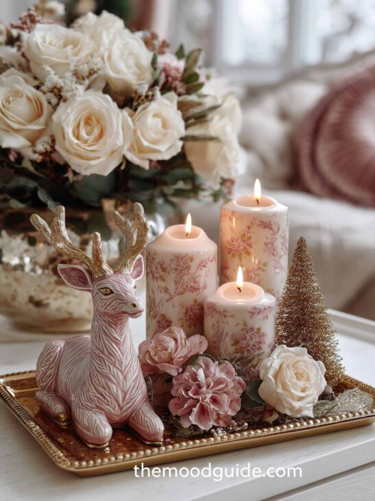 romantic easy diy christmas table centerpiece arrangements