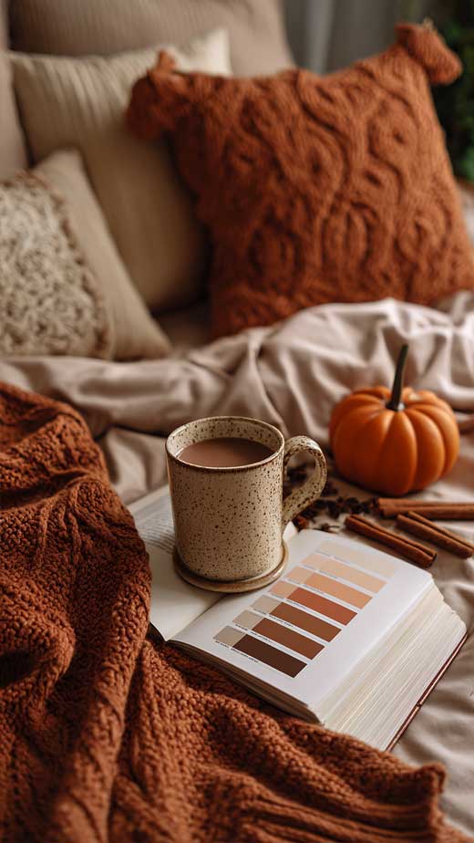 fall aesthetic book wallpaper