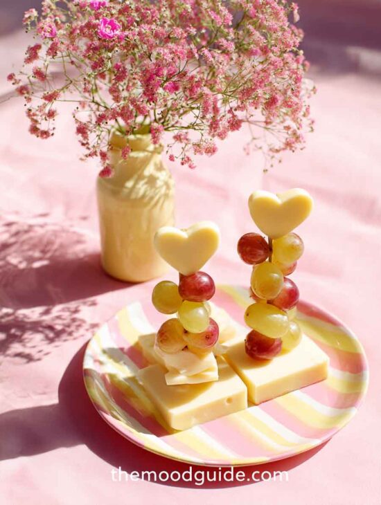 cute easy bites for aesthetic valentines day table