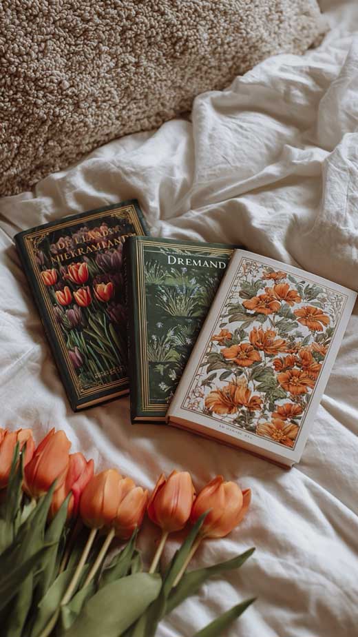 spring and tulips phone wallpaper