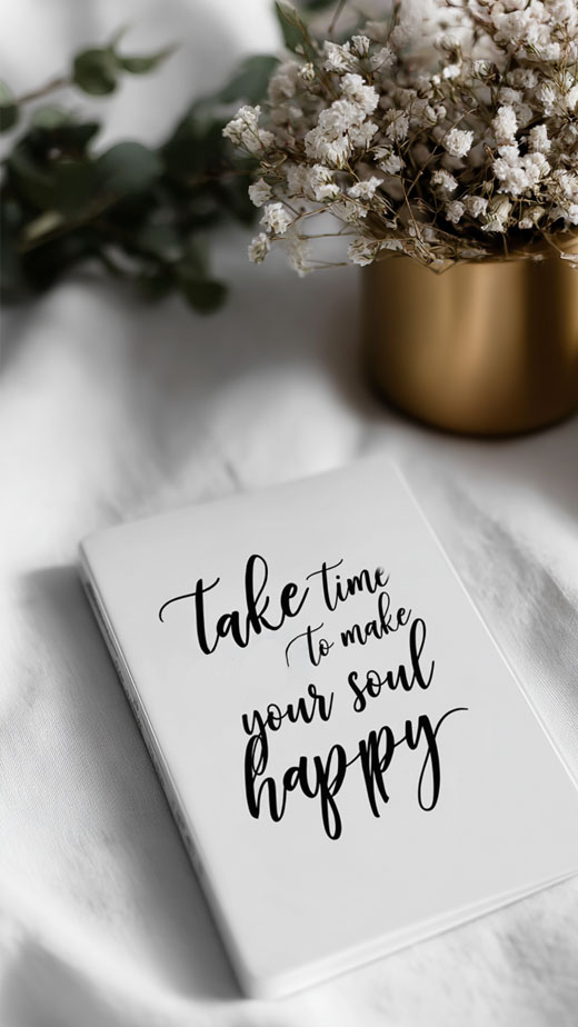 happy quote white wallpaper