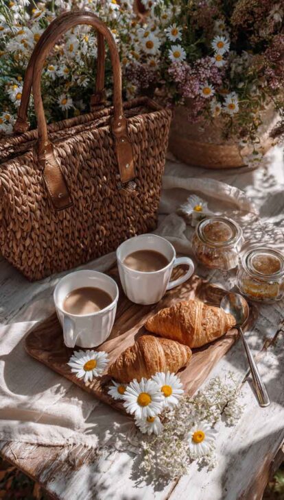 daisy slow spring simple aesthetic wallpaper for iphone