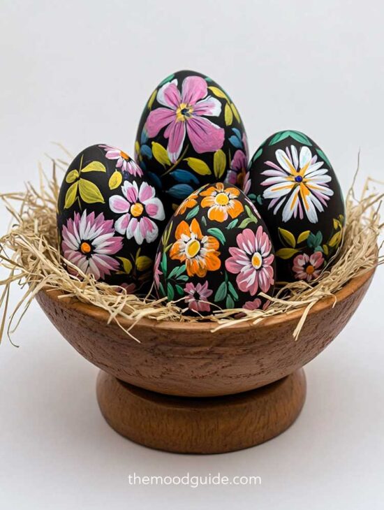 easter egg black chic