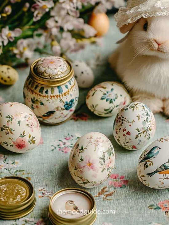 easter egg birds paiting