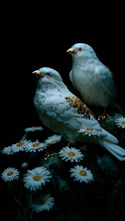 dark daisy wallpaper for iphone