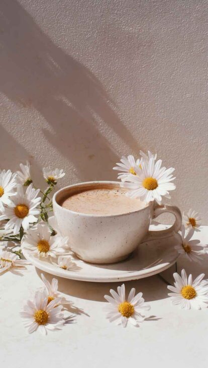 aesthetic daisy phone wallpaper