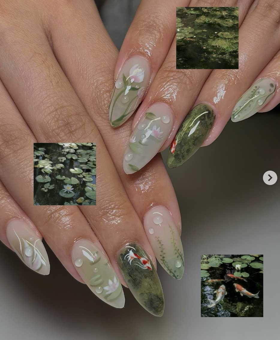 whimsical fairy aesthetic spring nails