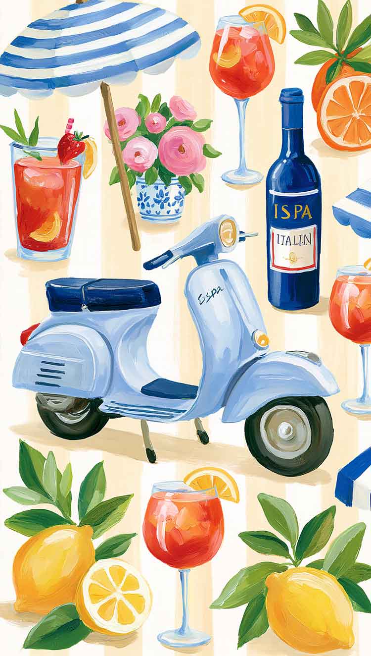 almafi summer aesthetic free wallpaper